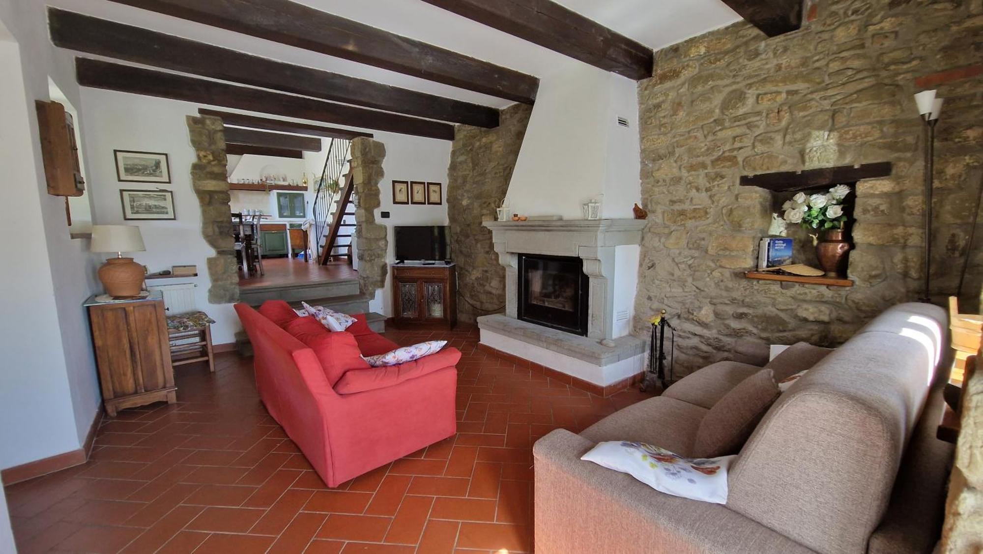 La Sala Vecchia - Lovely Tuscan Holiday House Badia Prataglia, Casentino Valley Chiusi della Verna Εξωτερικό φωτογραφία